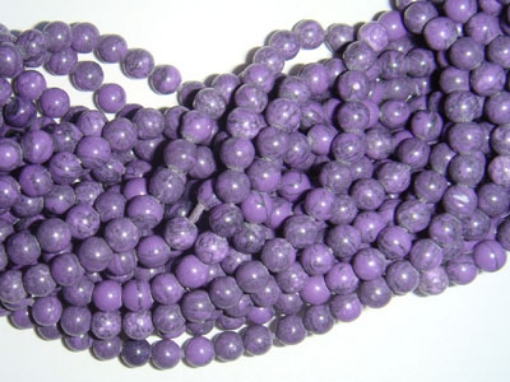 Sugilite 4mm round mala beads