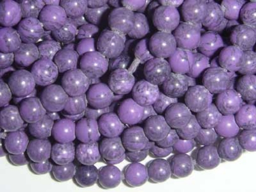 Sugilite (manmade) 7mm round