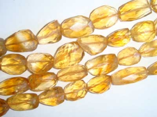 Faceted Citrine Tumble