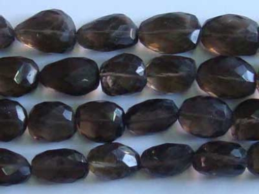 Faceted Smoky Quartz Tumble