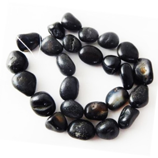 Black Agate Gem Stone Tumble 