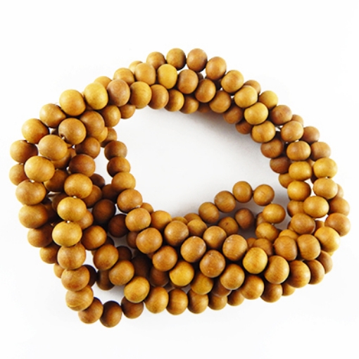 White Sandalwood Beads 10mm