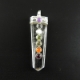 Crystal 7 Chakra Stone Pendant Crystal 7 Chakra Stone Pendant