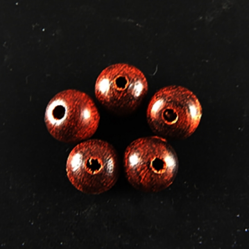 Red Sandal Guru Beads