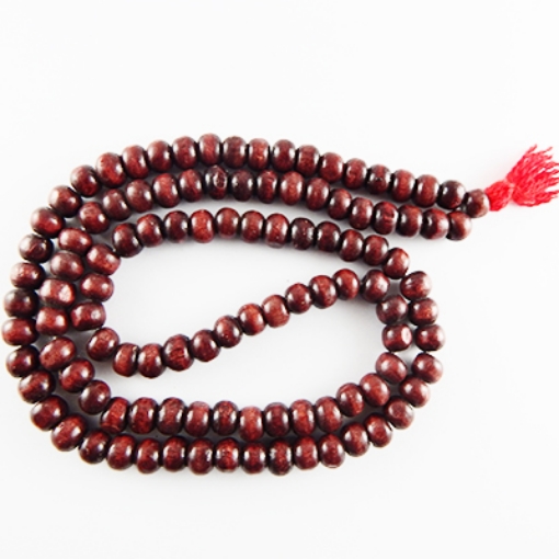 Free Shipping 8mm Dyed Plain wood mala 