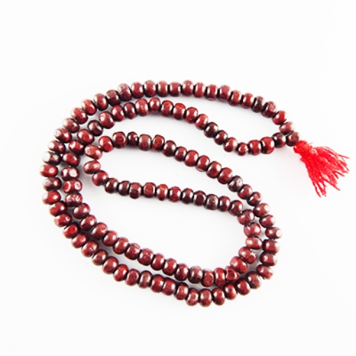 Free Shipping 6mm Dyed Plain wood mala