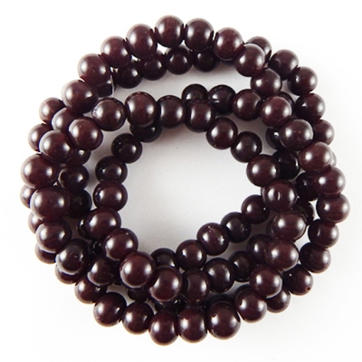 Glass Mala Beads 7mm Round