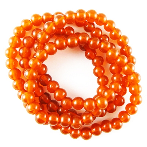 Glass Mala Beads 7mm Round