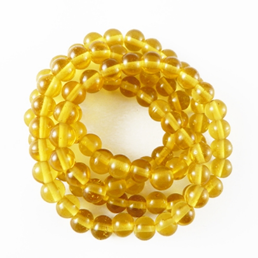 Glass Mala Beads 8mm Round