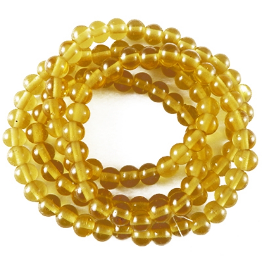 Glass Mala Beads 7mm Round