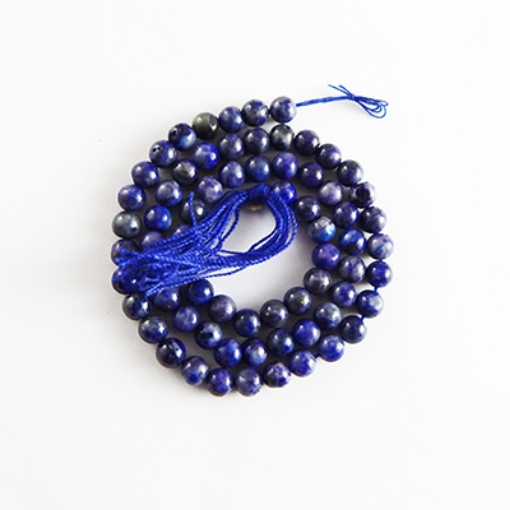 Lapis Lazuli 4mm round mala beads