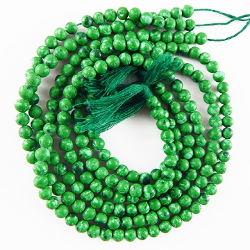 Malachite (manmade) 5mm round