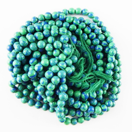 Azurite (manmade) 7mm round