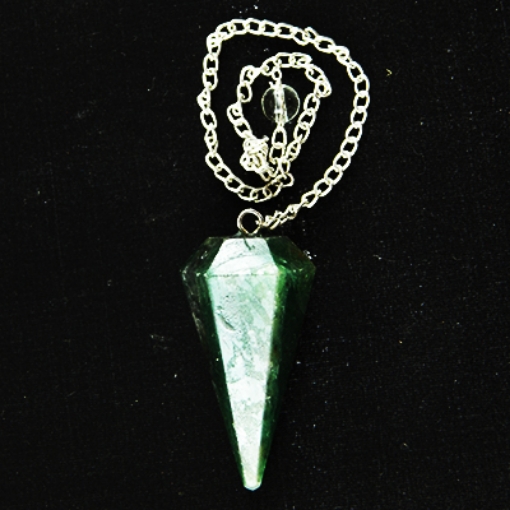 Green Aventurine With Metal Chain