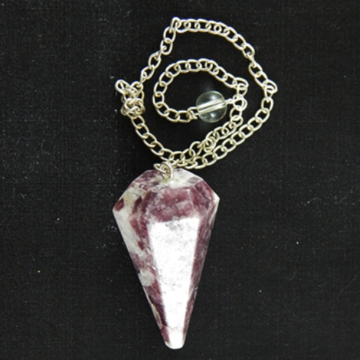 Sugilite Pendulum with Metal Chain