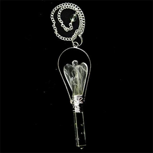 Crystal Pendulum with Metal Chain