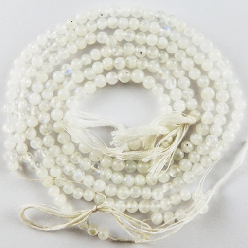 Moonstone mala beads