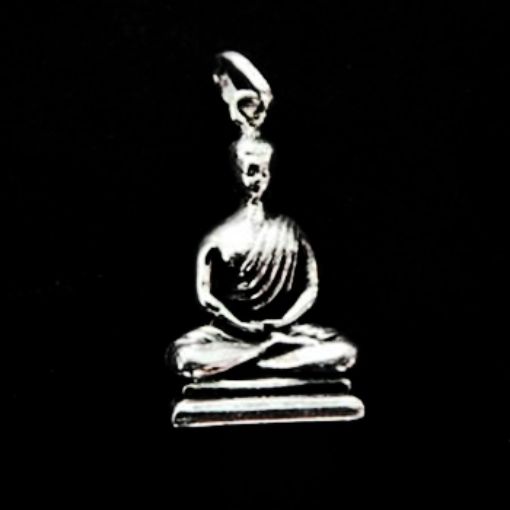 Silver Buddha Pendant