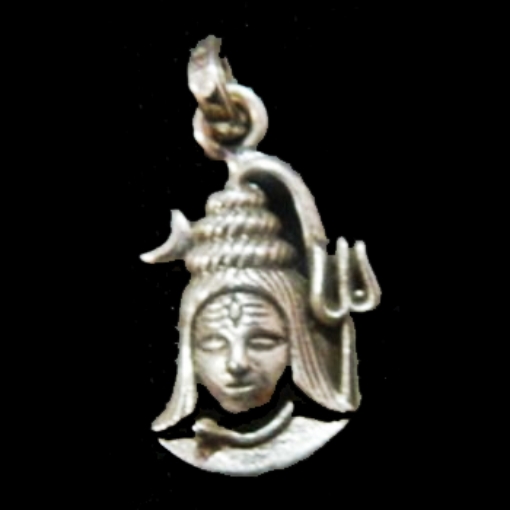 Silver Metal Shiva Pendant