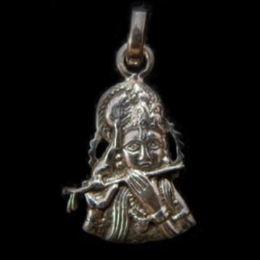 Sterling Silver Krishna Pendant