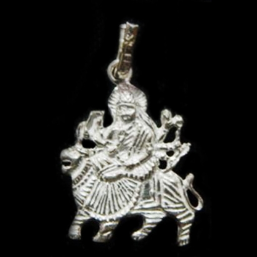 Sterling Silver Durga Pendant