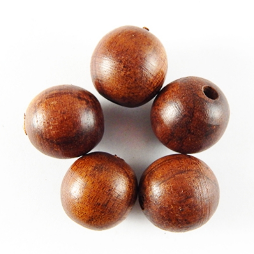 Rose Wood Beads 18mm