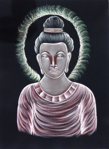 Hand Painted Buddha