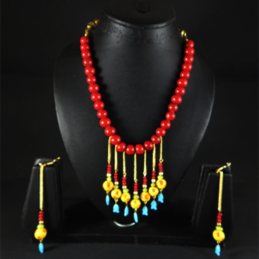 Glass Beads Necklace