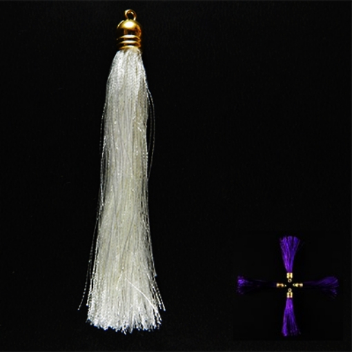 10cm Silk Tassel with Cap