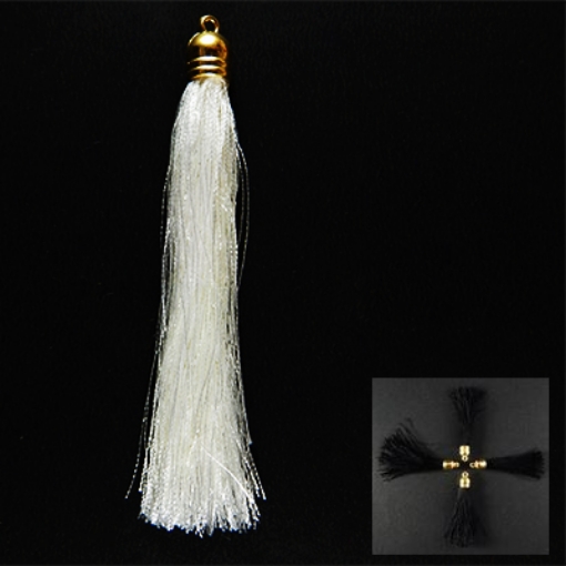 10cm Silk Tassel with Cap