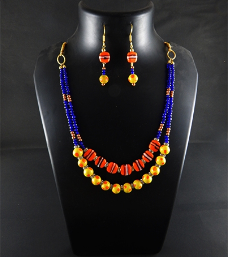 Glass Beads Necklace