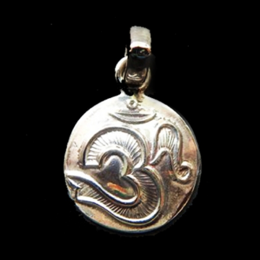 Silver OM Pendant