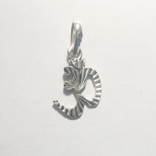 OM Silver Pendant