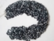 Snowflake Obsidian chips beads