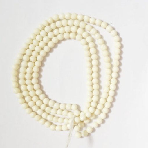 5mm Round Bone Beads