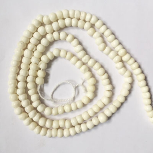 6mm Round Bone Beads