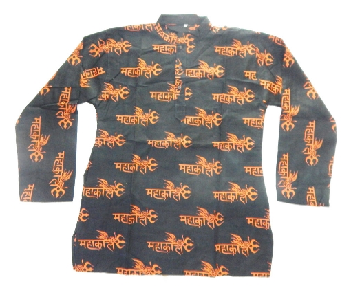 Picture of Cotton Mahakaal Printed Kurta