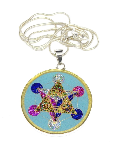 Picture of Sacred Geometry :  Metatron's Cube Pendant