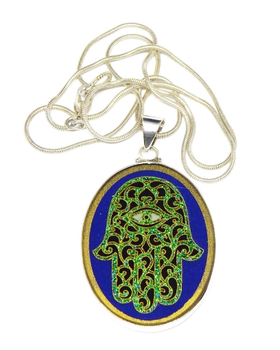 Sacred Geometry :  Hamsa Pendant