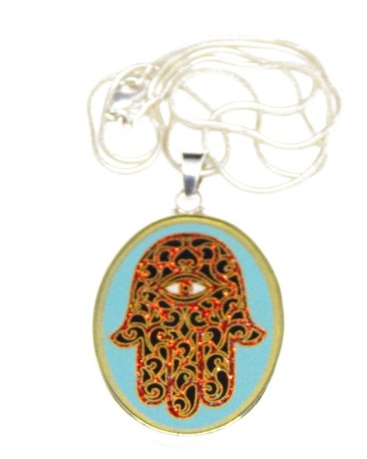 Sacred Geometry :  Hamsa Pendant