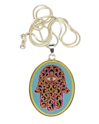 Sacred Geometry :  Hamsa Pendant