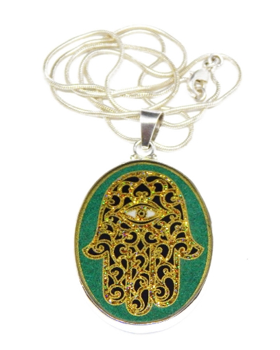 Picture of Sacred Geometry :  Hamsa Pendant