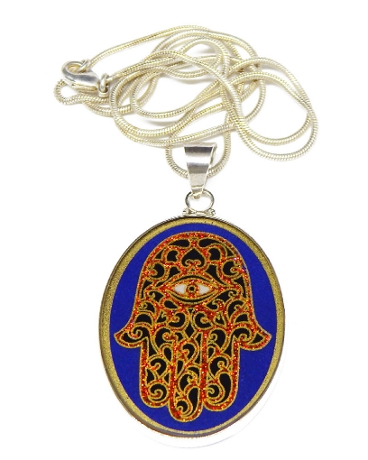 Picture of Sacred Geometry :  Hamsa Pendant