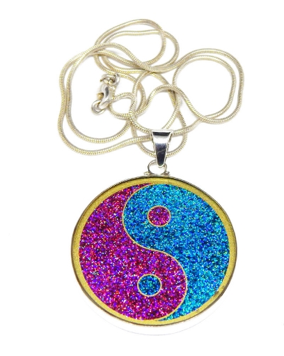 Sacred Geometry :  Yin Yang Pendant