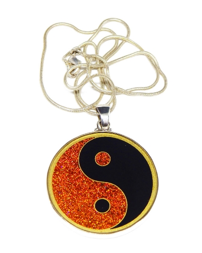 Sacred Geometry :  Yin Yang Pendant