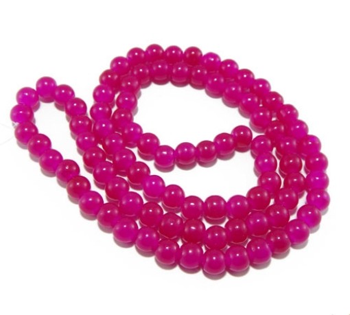 8mm Round Glass Beads