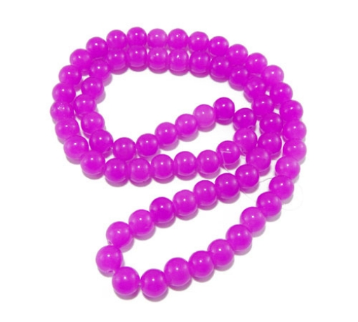 8mm Round Glass Beads