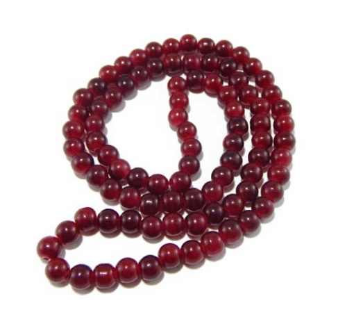 8mm Round Glass Beads