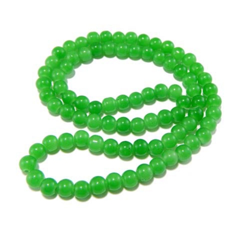 8mm Round Glass Beads