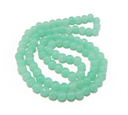 8mm Round Glass Beads